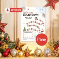 Weihnachtscountdown zum Abkreuzen – Kostenloser PDF-Download für deine Adventszeit Bild 1