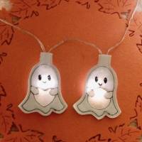 Stickdatei Halloween Geist In the Hoop Set 869 – Lichterkette & Anleitung | Design-by-Jasmina Bild 2