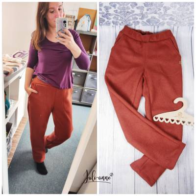 Damen Outdoor-Hose Wolle Walk Blutorange (weitere Farben)