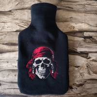 Pirat Totenkopf Stickdatei Lichteffekt 14x14 cm bzw. 15x15cm – Maritimes gruseliges Stickmuster für Stickmaschinen Bild 7