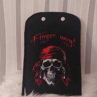 Pirat Totenkopf Stickdatei Lichteffekt 14x14 cm bzw. 15x15cm – Maritimes gruseliges Stickmuster für Stickmaschinen Bild 9