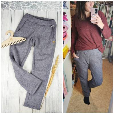 Damen Outdoor-Hose Wolle Walk Grau Meliert (weitere Farben)