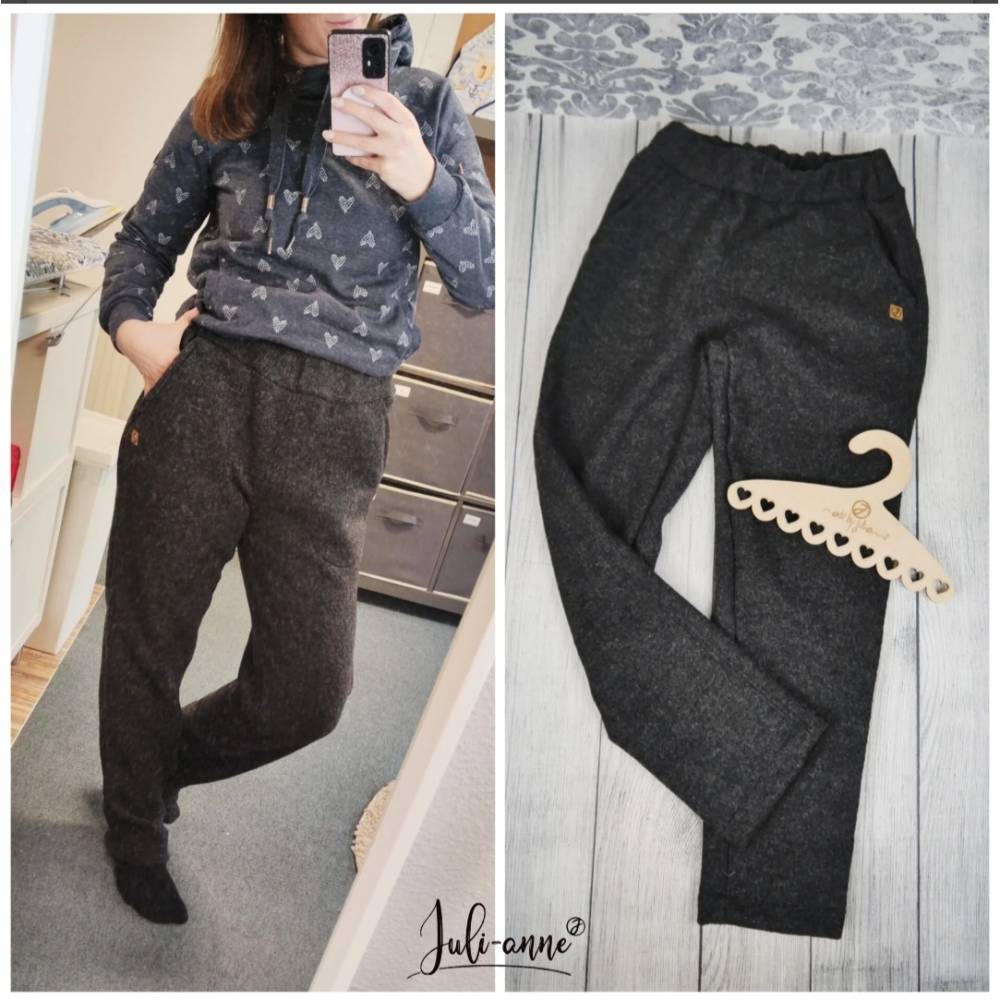 Damen Outdoor-Hose Wolle Walk Anthrazit (weitere Farben)