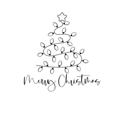 Merry Christmas Christmas Tree PNG SVG Datei - Download Plotterdatei Plotter File -  Weihnachten Christmas Xmas