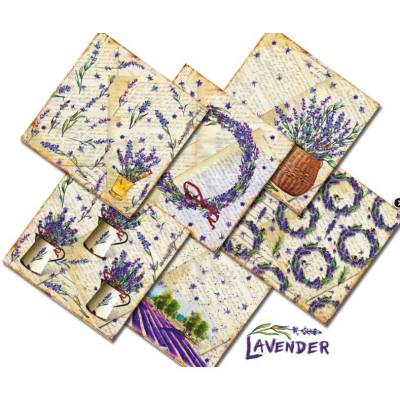 Paper Set, Bastelpapier, Lavender, 20,3 x 20,3 cm - PS20-14