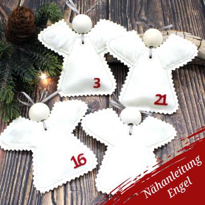 Nähanleitung Engel zum Befüllen Schutzengel Adventskalender