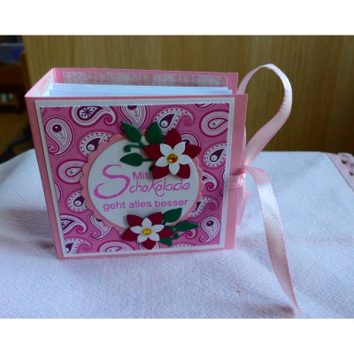 Schokobüchlein,Gummibärbüchlein ,Mitbringsel,kleines Geschenk
