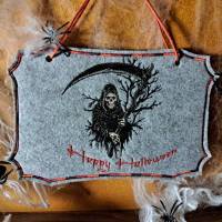 Sensenmann Stickdatei 14x14cm bzw. 15x15cm – Gruseliges Halloween-Motiv zum Sticken Bild 6