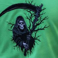 Sensenmann Stickdatei 14x14cm bzw. 15x15cm – Gruseliges Halloween-Motiv zum Sticken Bild 8