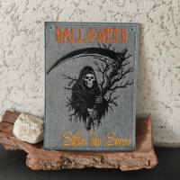 Sensenmann Stickdatei 14x14cm bzw. 15x15cm – Gruseliges Halloween-Motiv zum Sticken Bild 9
