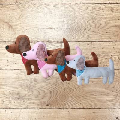 Stickdatei Hund Dackel In the Hoop – 4 Größen Set für Stickmaschinen | Design-by-Jasmina