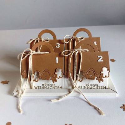 Adventskalender für 4 Adventssonntage zum Selbstbefüllen – Kreative Geschenkidee