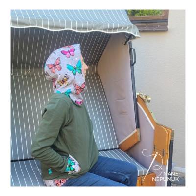 Bequemer Damen-Hoodie aus Baumwolle  - liebevoll handgefertigt