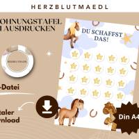 Belohnungstafel Feuerwehr – Digitale PDF-Datei zum Ausdrucken Bild 1