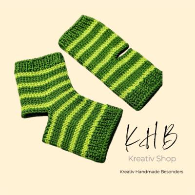 Handgestrickte Yoga-Socken mit offener Ferse und Zehen, rutschfest, elastisch, Unikat aus dem Allgäu