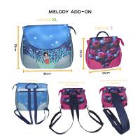 Add-on Nähanleitung zur Umhängetasche Melody - 2 extra Größen S und M und weitere Trageoptionen Bild 2