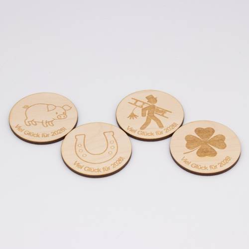 Glücksbringer aus Holz