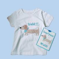 Stickdatei Hund Dackel Set 2589 – 6 hochwertige Stickmuster Bild 1