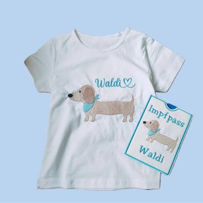 Stickdatei Hund Dackel Set 2589 – 6 hochwertige Stickmuster