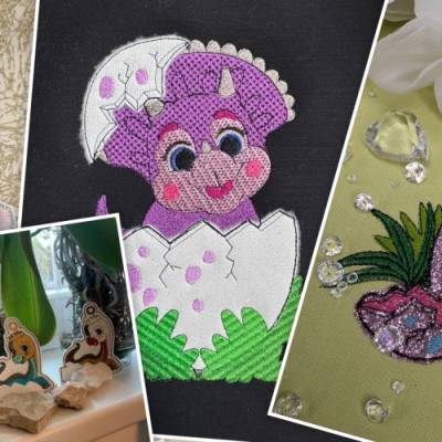 Komplettset Dinoreihe, alle Größen, alle Dateiformate