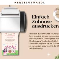 Urkunde  Prinzessin zum Ausdrucken – Märchenhafte Auszeichnung für Kindergeburtstag & Party Bild 3