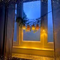 Engel häkeln, Glühengelchen, der Mini-Lampion als stimmungsvoller himmlischer Weihnachtshänger Bild 3