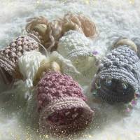 Engel häkeln, Glühengelchen, der Mini-Lampion als stimmungsvoller himmlischer Weihnachtshänger Bild 6