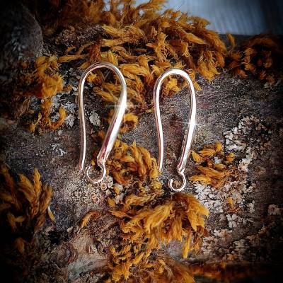 925 silber Klapp Brisuren Ohrhaken Fischhaken Ohrhänger Creolen