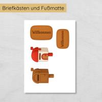 Wichteltür Set für Kinder zum Ausdrucken, Wichtel Deko Weihnachten Bild 4