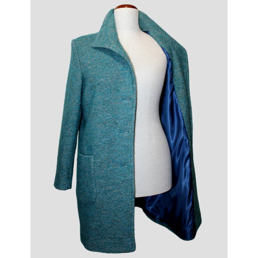 Wolle Wollmantel Damen GrÃ¼n Kurz Kurz-Mantel “Gaja” Walk-Loden