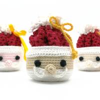 Weihnachtsmann-Schale - Häkelanleitung Bild 1