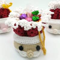 Weihnachtsmann-Schale - Häkelanleitung Bild 2