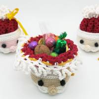 Weihnachtsmann-Schale - Häkelanleitung Bild 3