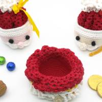 Weihnachtsmann-Schale - Häkelanleitung Bild 4