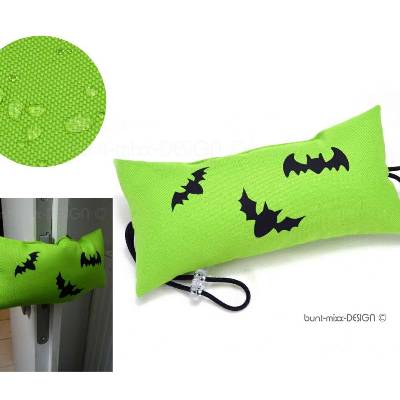 Türstopper Fledermaus schwarz grün Wohndeko, by BuntMixxDESIGN