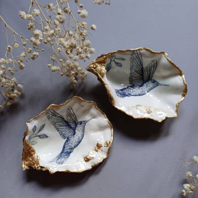 Austerschale • Kolibri goldig •