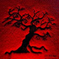 Stickdateien 3x Halloween 10x10cm (Baum & Haus) und 13x11cm (Kürbis) Bild 6