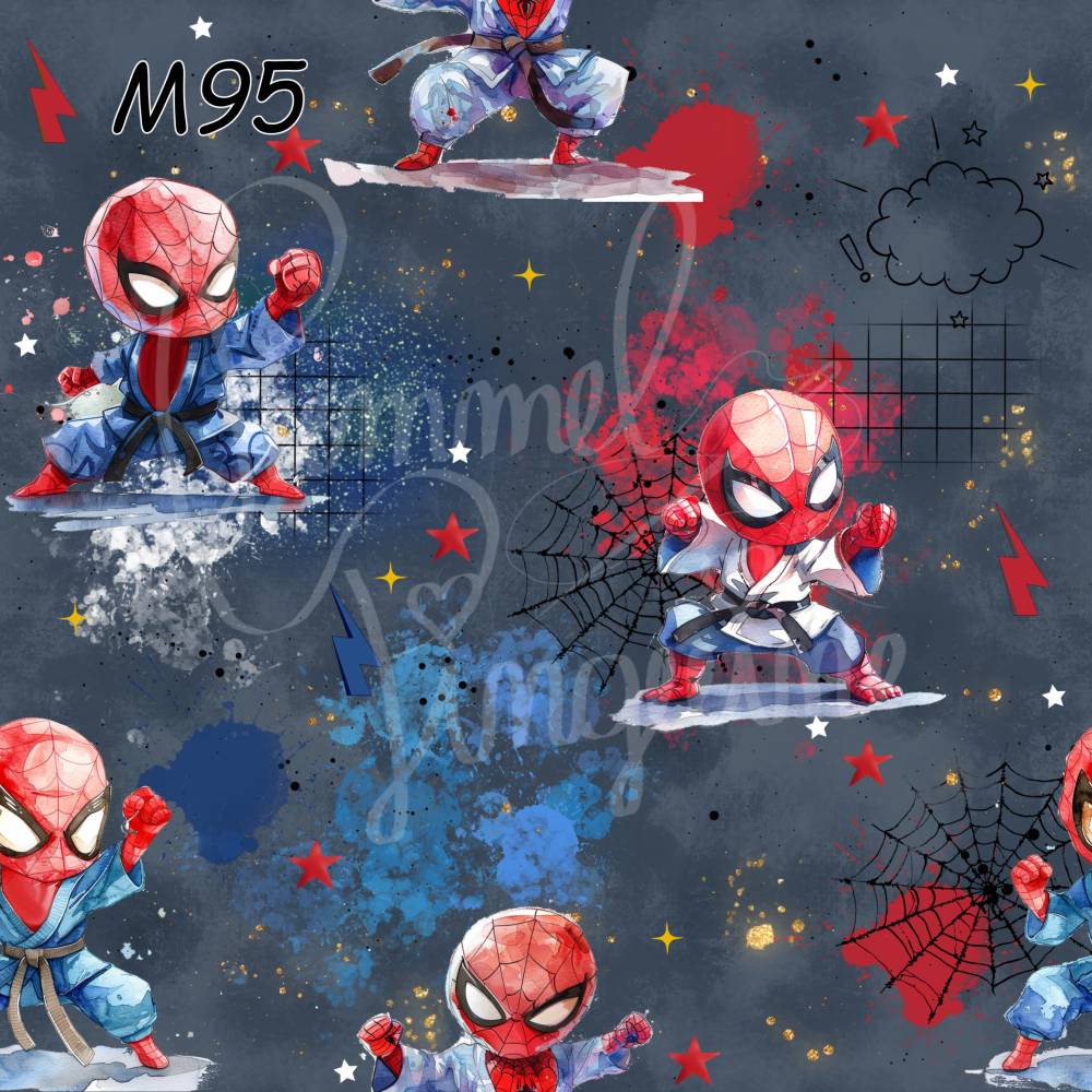 M95 Kinderstoff Spinnenmann – PummelPinguine-Design in 13