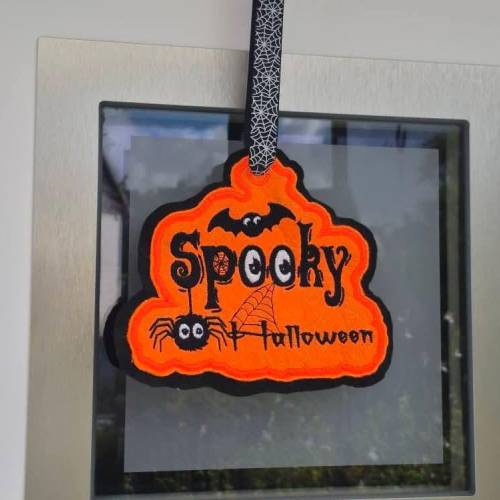 ITH Schild Spooky Halloween 18x18/20x20
