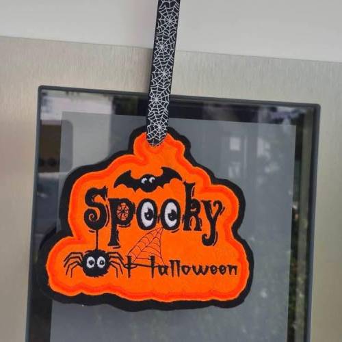 ITH Schild Spooky Halloween 12-14x18