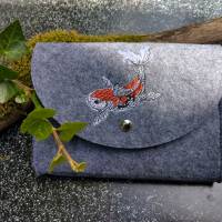 Koi Fisch Stickdatei 12-14x18cm – Japanisches Muster für Stickmaschine | Detaillierte Karpfen Stickerei Bild 4