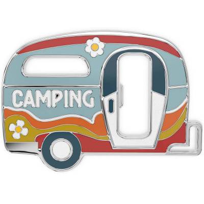 Campinganhänger Flaschenöffner 13x8 cm – Magnetisch, Nostalgie & Deko für Camper