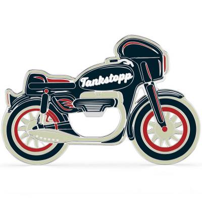 Motorrad Flaschenöffner 13x8 cm – Magnetisch, Retro-Design, Geschenkidee für Biker