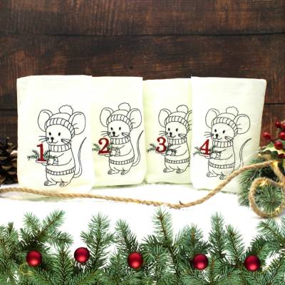 ITH Lichterbeutel Advent Maus Wintermaus