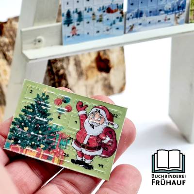  Miniatur Adventskalender für die Wichteltür mit 24 Türchen zum öffnen