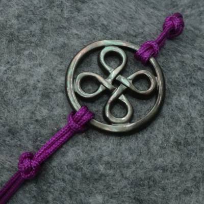 Armband mit Zwischenteil aus Perlmutt