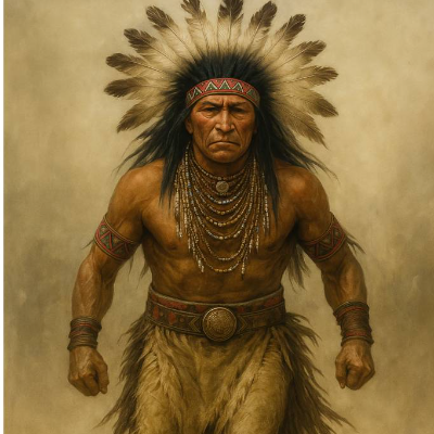 Episches Fantasy Poster A3 – Fotorealistischer Krieger | Wandbild zum Download