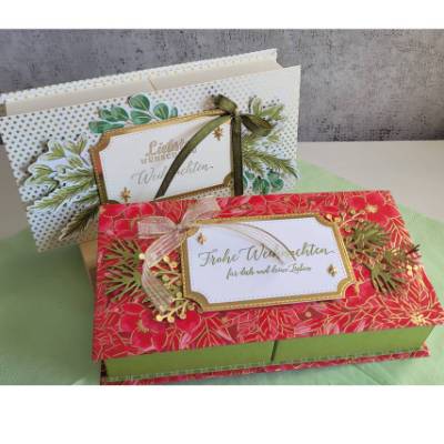 Zauberbox zu Weihnachten, Geldgeschenk, Überraschungen, besondere Verpackung,