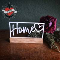 *Home* im Rahmen * 3D Druck-, Laser und Plotterdatei in verschiedenen Varianten Bild 8