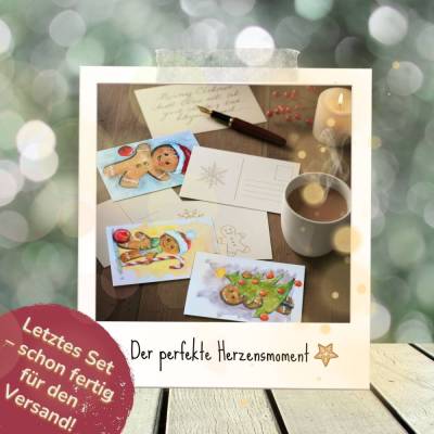 Adventskalender Postkarten – 24 liebevoll illustrierte Herzensmomente als nachhaltige Weihnachtsüberraschung